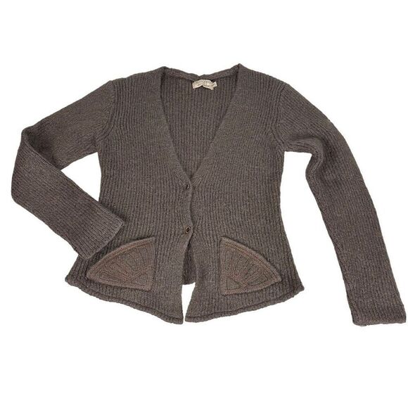 Biscuits Miss Aventures 2-Button Mohair Blend Cardigan size M - Picture 1 of 8